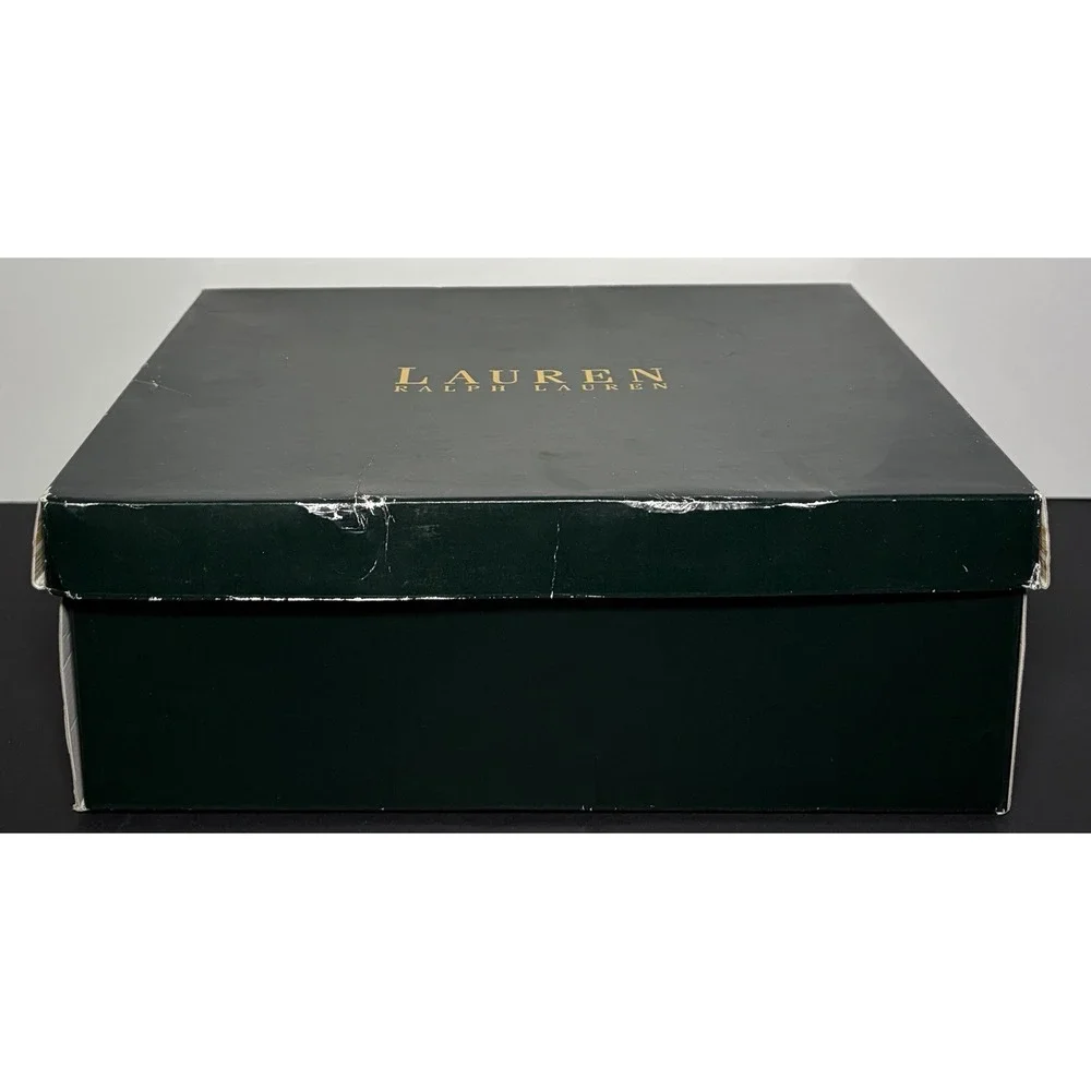 Lauren Ralph Lauren Collins Black Elastic Wedges Women's 7.5B M